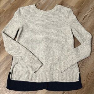 Madewell knitted sweater with button back